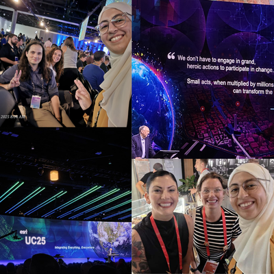 First day of UC — with fellow Student Assistants before the plenary, glimpses from the plenary itself, and a coffee walk with Rosemary Boone and Caroline Sampa from the YPN Advisory Board
