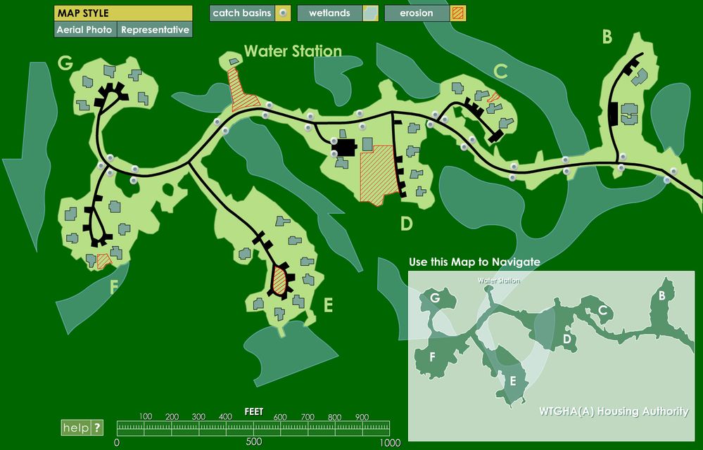 "Interactive map" from 2001 for erosion control planning