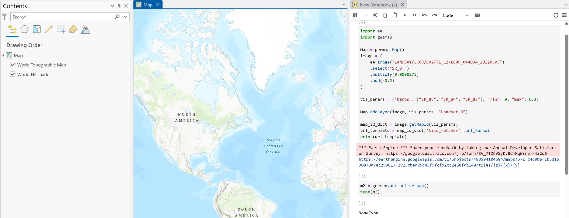 Provide a mechanism to integrate Google Earth Engi... - Esri Community