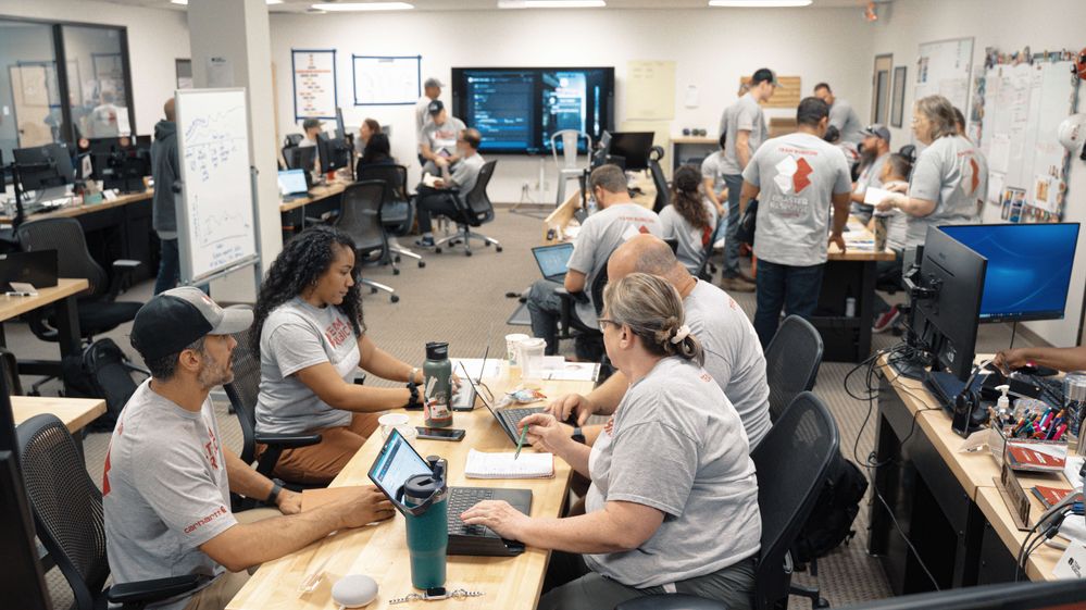 Team Rubicon volunteers use data to prepare for a disaster.