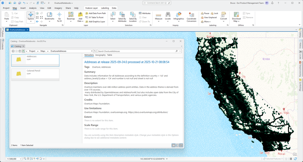 14 million address points in California