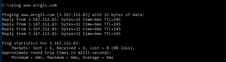 Unable to establish connection to https://www.arcg... - Esri Community