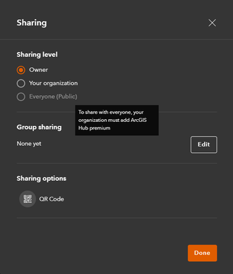 Sharing options in the QuickCapture designer without Hub Premium licensing.