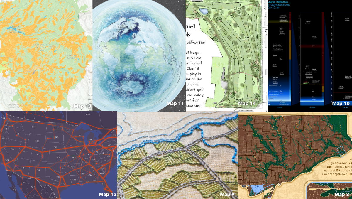 That's a Wrap on Week 2 of The 30 Day Map Challeng... - Esri Community