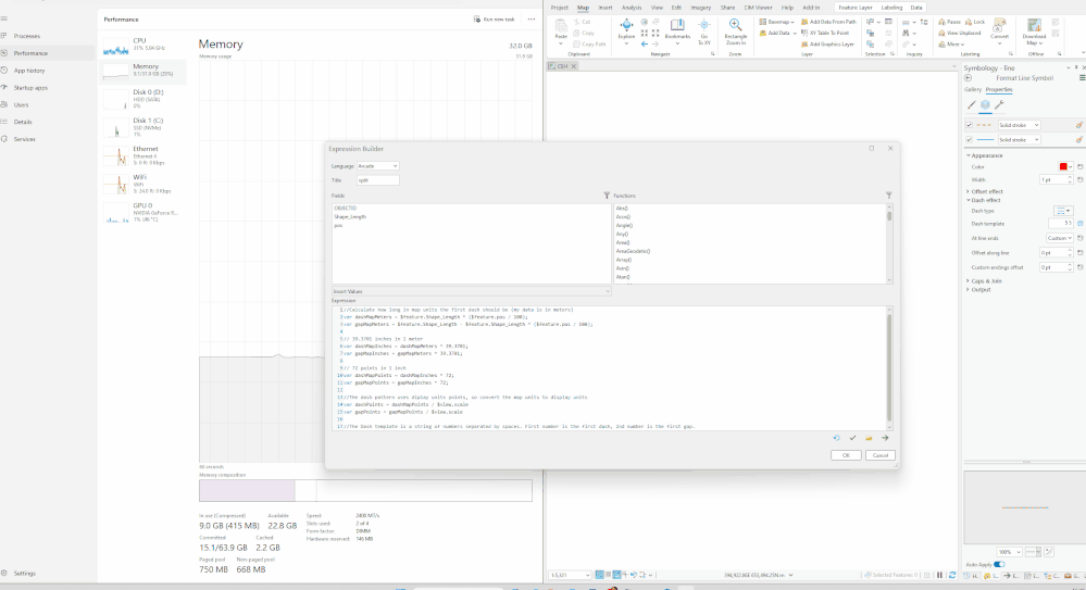 Watch how memory is instantly consumed to the max when you go into edit mode.