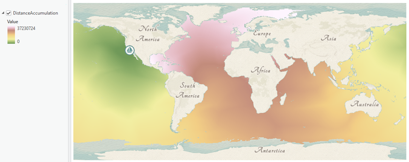The Distance Accumulation result.