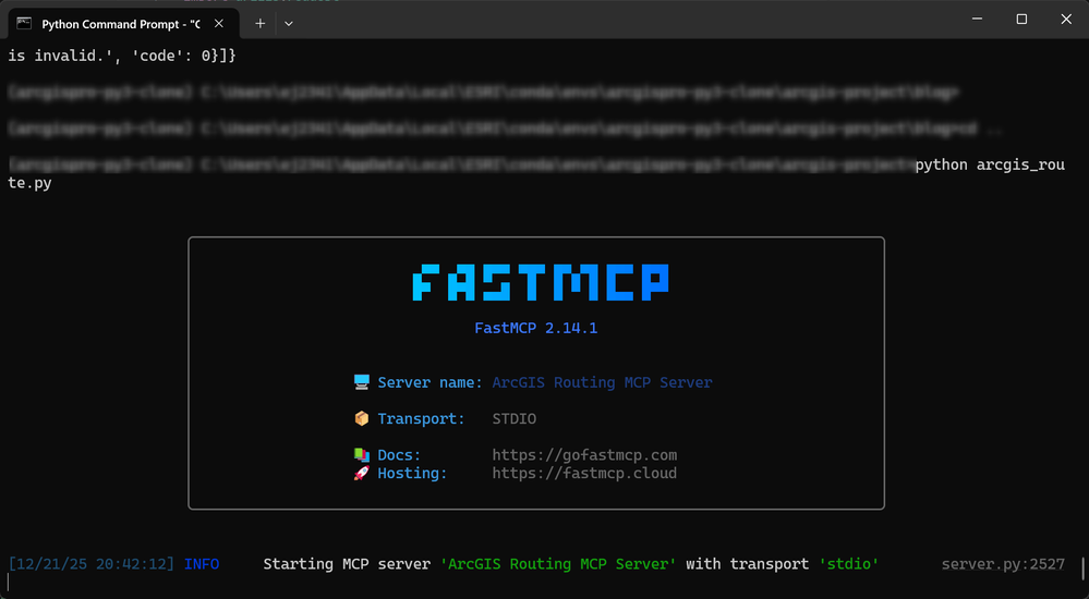 MCP サーバーの起動