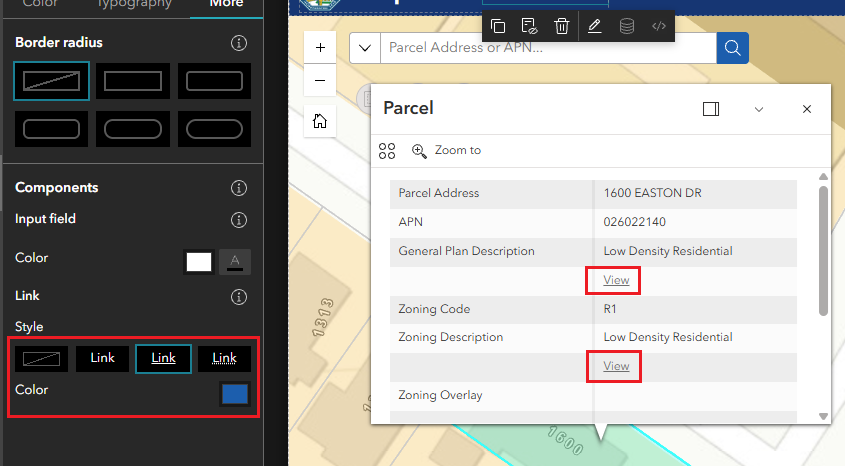 Make the default Hyperlink the standard blue color - Esri Community