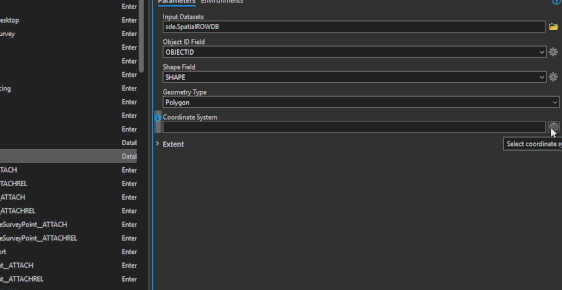 GIF of projection parameter issue