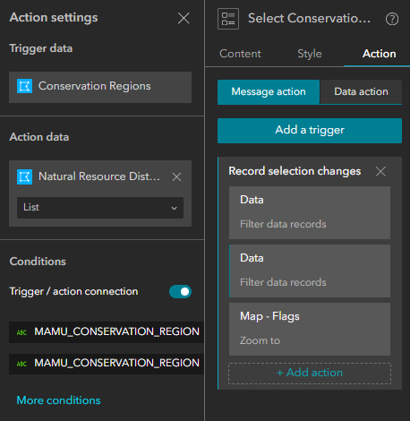 List: Filter Data Action