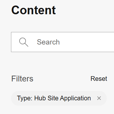 Image 7: Filtered content view