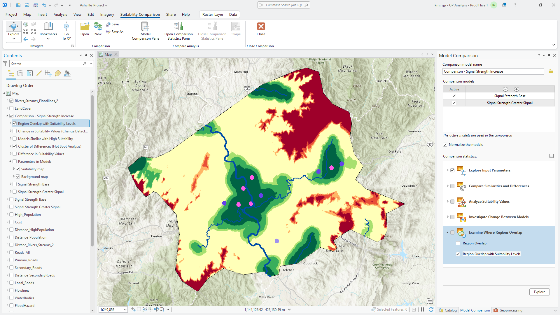 Exploring What-If Scenarios Using the Model Compar... - Esri Community
