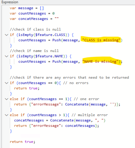 Allow the ability to overwrite “, Script error:” ... - Esri Community