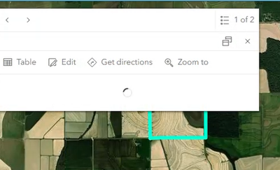 Spinning wheel while text element loads in popup