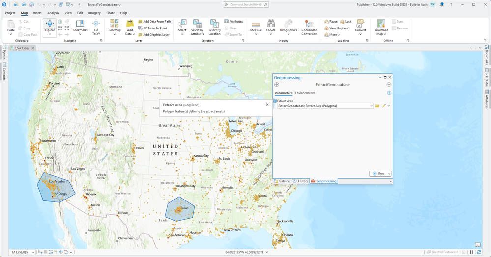 Running an ETL web tool in Pro