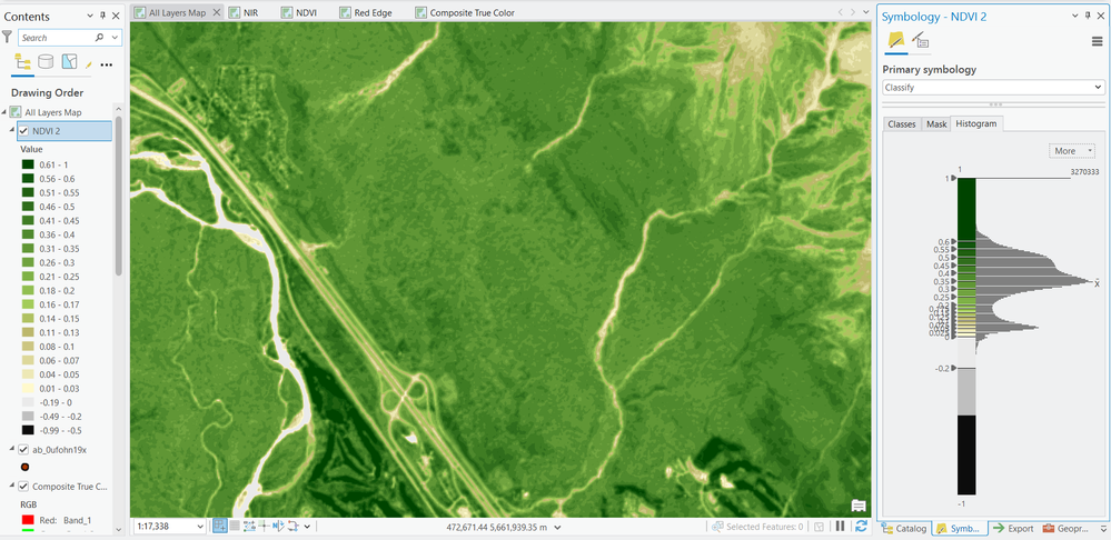 ArcGIS Pro 3.6 NDVI