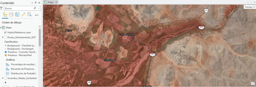 FIRE ANALYSIS IN THE LA LIBERTAD REGION - CHICAMA VALLEY ZONE 2027 USING THE MAX ENT-ARCGIS PRO METHOD-PART 1