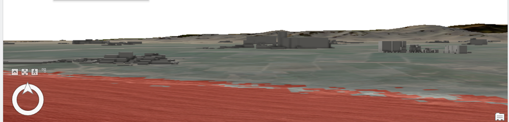 3D FORECAST ANALYSIS OF LA LIBERTAD - CHICAMA VALLEY FLOOD ZONE (RED ZONES = DANGER OF FLOOD RISK, WHITE ZONES = SAFE)