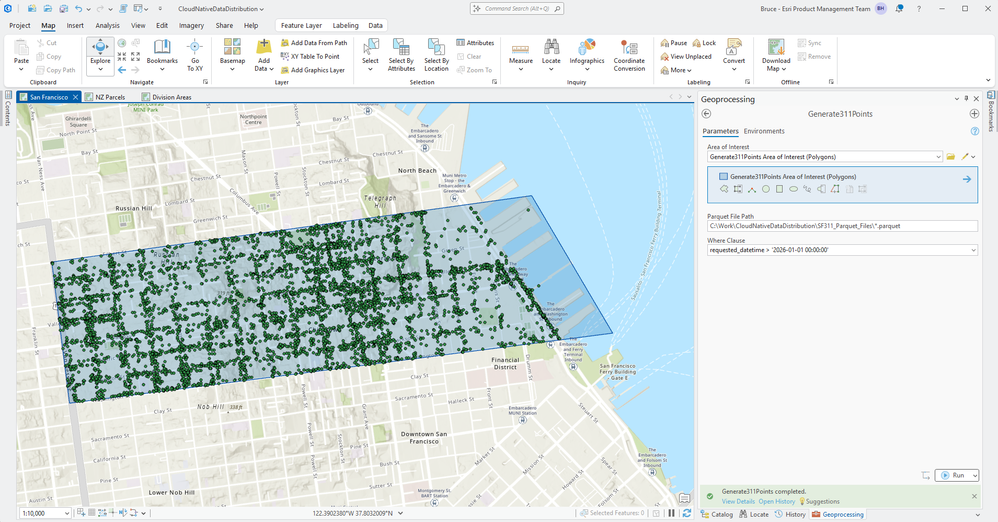 San Francisco Query