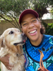 Esri Chief Scientist Dawn Wright pictured with her dog Riley.