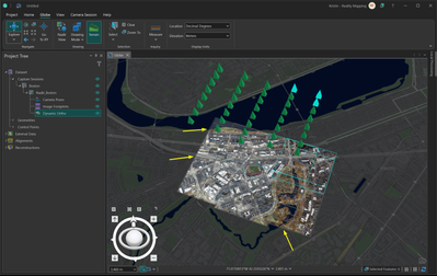 Features align with the background map