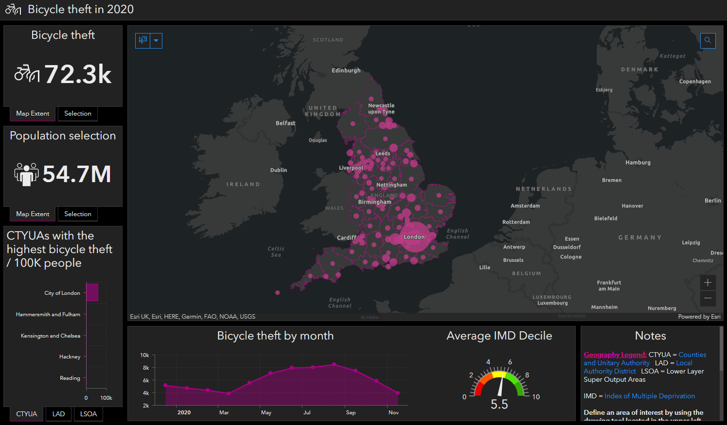 Crime Data Dashboards Esri Community