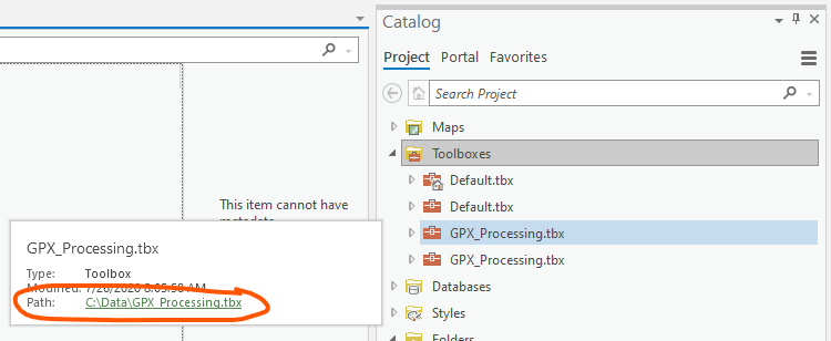 Display Toolbox Path - Esri Community