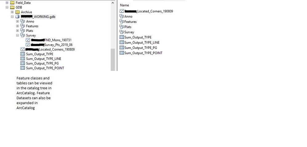 ArcCatalog, looking at the same fGDB