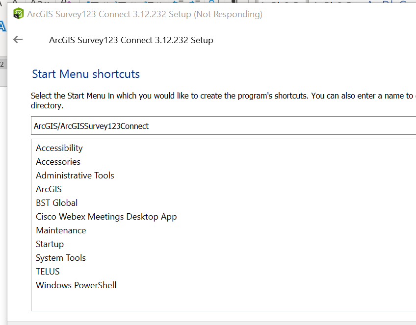 Solved Survey123 Setup Wizard not working Esri Community