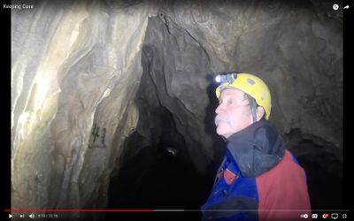 Cave Club leader and Bigfork HS science teacher, Hans Bodenhamer. Image courtesy Bigfork Cave Club