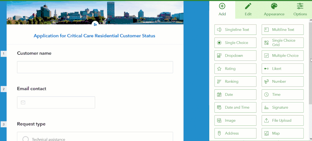 Starting September 16, you will see the new address question in the Survey123 designer. We will also add a new Survey123 Connect sample to teach you all the XLSForm secrets for working with addresses.