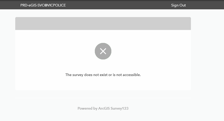The survey contains errors: 1. Click here to go to an error.” at