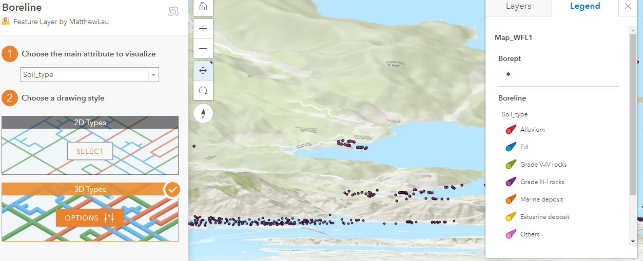 How to show 3D polyline/polylineZ in ArcGIS Online... - Esri Community