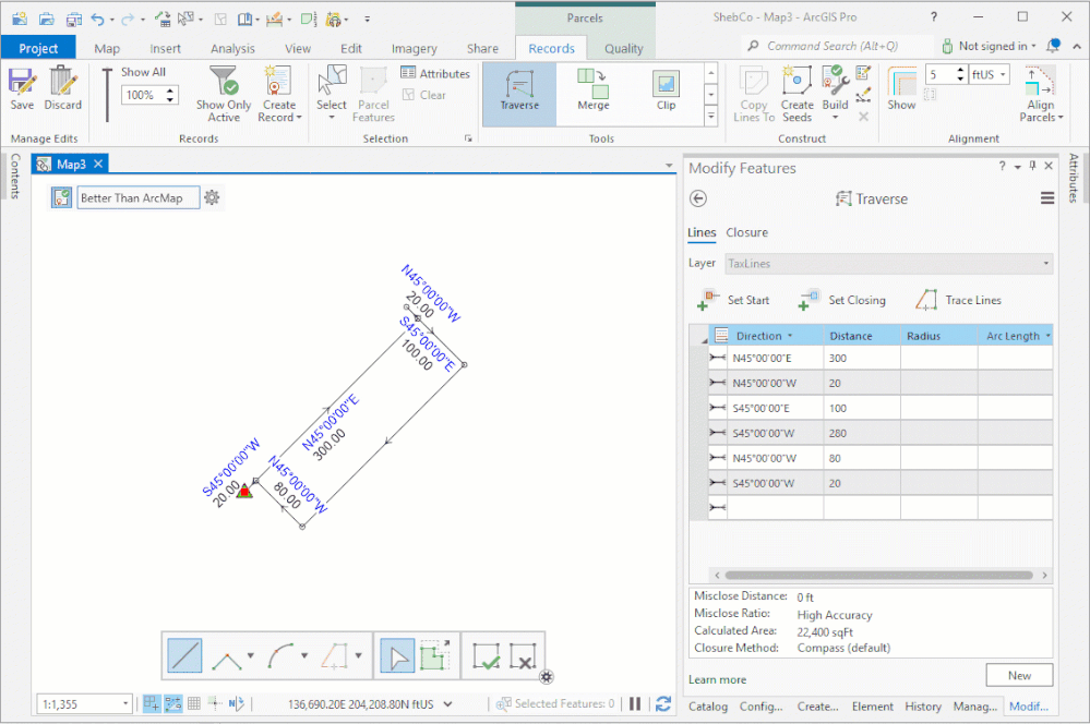 Traverse drag a course in the grid.gif