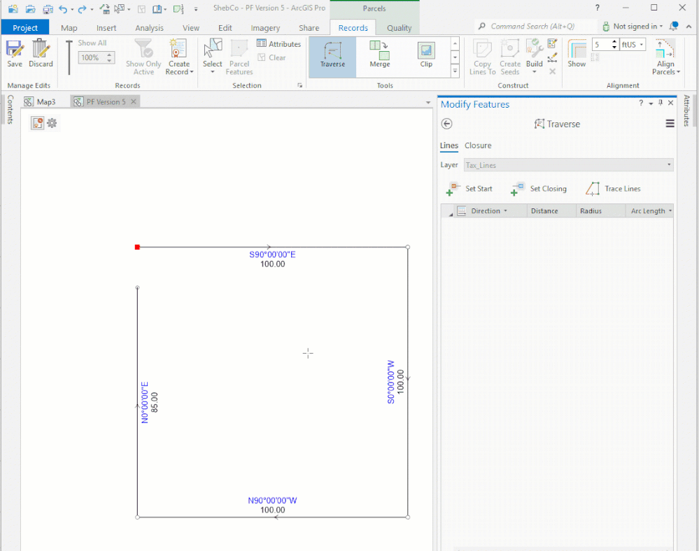 Traverse Auto Adjustment if within tolerance.gif