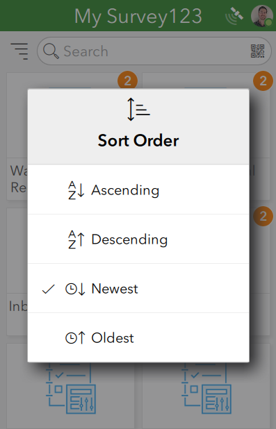 Solved Sort forms in field app by last used Esri Community