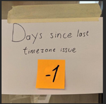 and don't be late