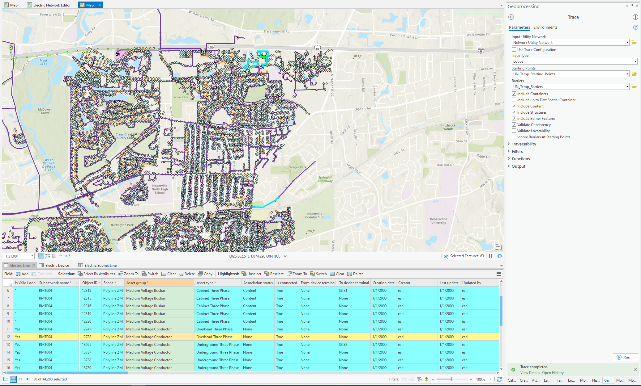 Electric UN Loop Trace - Esri Community