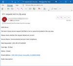 Email from the ETL process