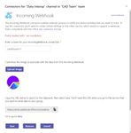Incoming webhook