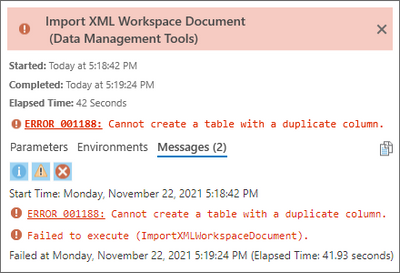 XML workspace import error 23 Nov 2021.PNG