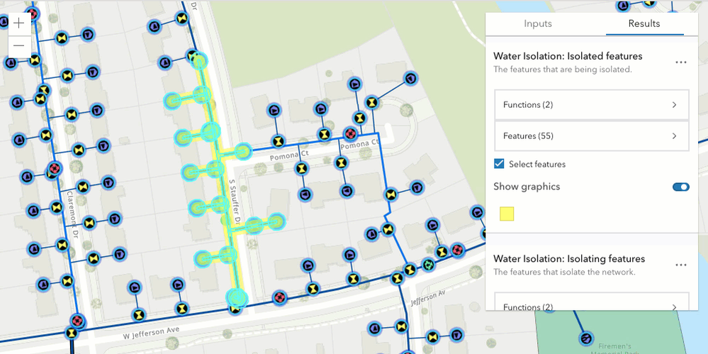 UtilityNetworkTrace widget