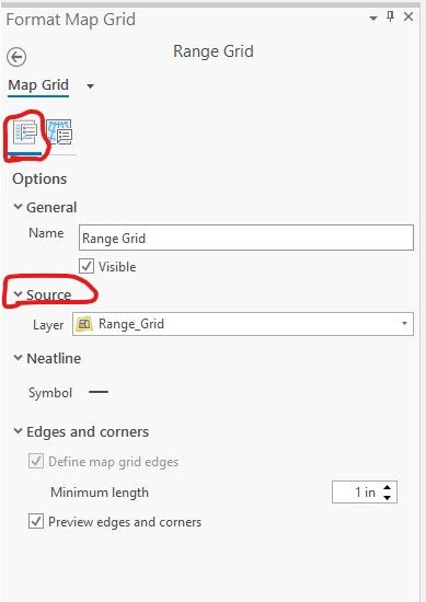 Select 'source' in Options