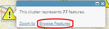 Original Map Viewer Cluster Popup