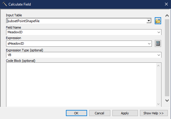 This is the configuration for 'Calculate Field'