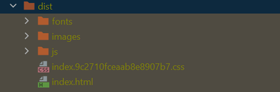 Dist folder structure