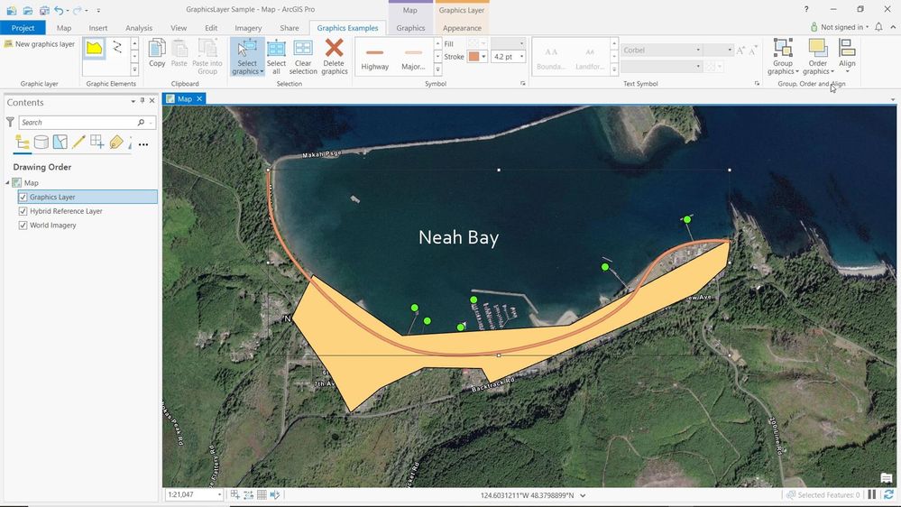ArcGIS Pro SDK - Graphics Layer Sample.jpg