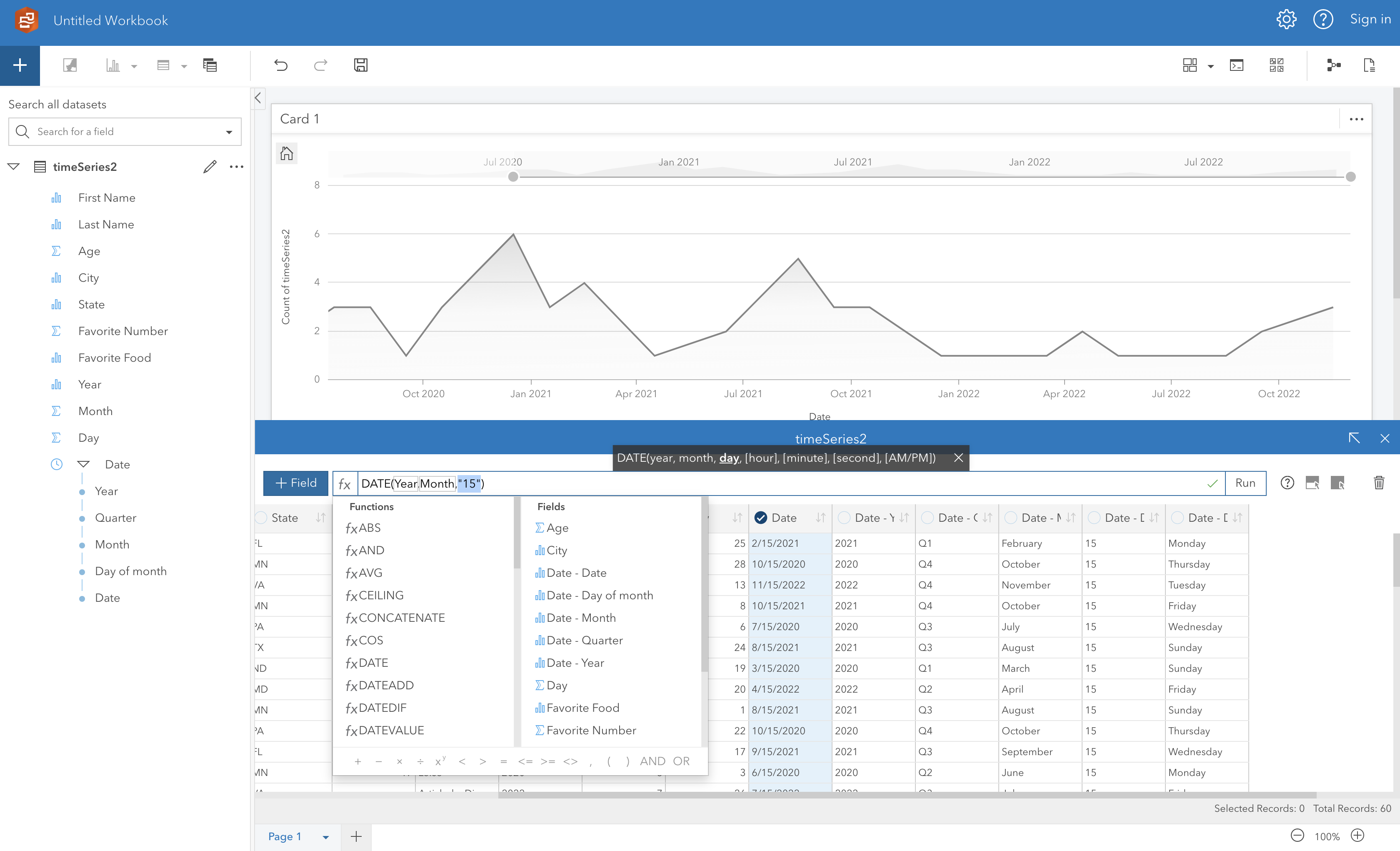 ArcInsights timeseries plot issue - Esri Community