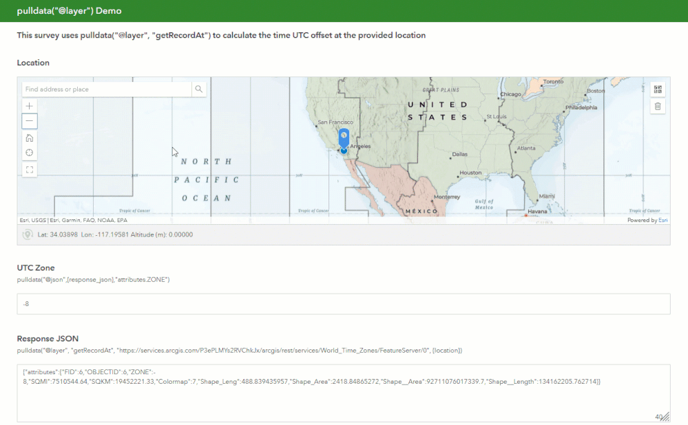 The new pulldata("@layer","getRecordAt") function allows you to query a layer without the need for custom JS code