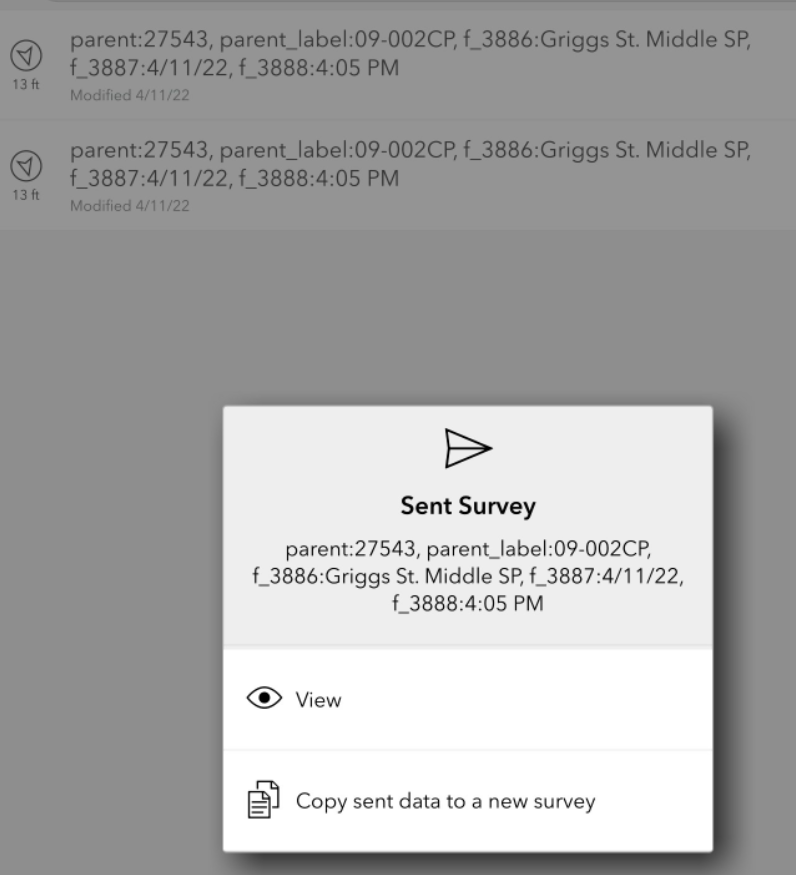 Can Not Edit Sent Survey In Survey123 App Esri Community